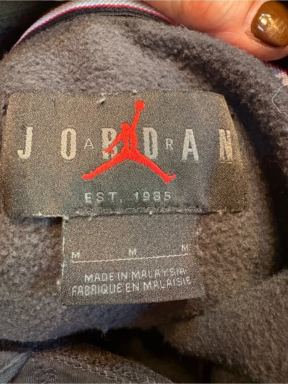 NIKE Jordan Flight MVP Championship Rings Hoodie, Size M
